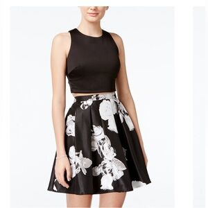 Sequin Hearts 2PC Skirt & Top Set-Sz 1